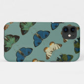 青の蝶 Case-Mate iPhoneケース (裏面(横))