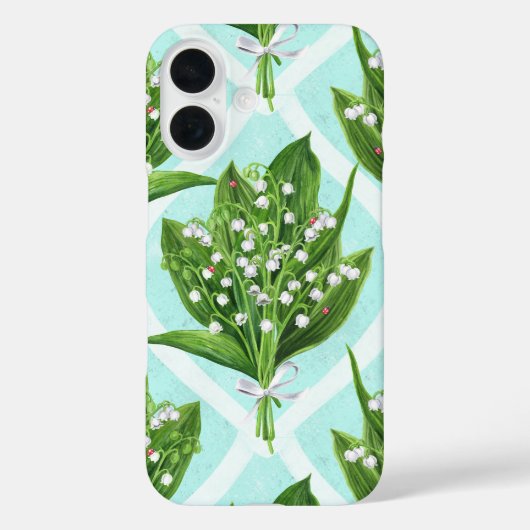 青の谷の花のユリの花束 Case-Mate iPhoneケース (裏面)