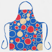 青の赤と青の点