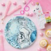 青の輝度 ペーパープレート (パーティー)