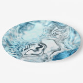 青の輝度 ペーパープレート (アングル)