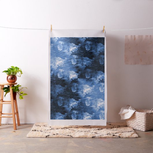 青の遮音壁….. ファブリック (インサイチュ)