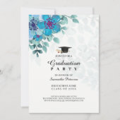 青の配置 招待状 (正面)