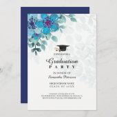 青の配置 招待状 (正面/裏面)