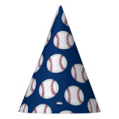 青の野球のパーティーの帽子 パーティーハット (左)