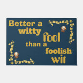 青の金ゴールド – より良い… | ドアマット (正面)