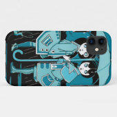 青の雨の日 Case-Mate iPhoneケース (裏面(横))