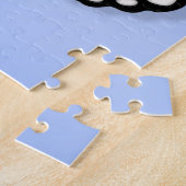 青の韓国の蝶旗 ジグソーパズル (側面)