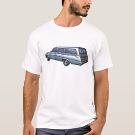 青の1962年のシボレーのステーションワゴン Tシャツ