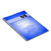 青の2018年の卒業の来客名簿のクラス ノートブック (右側)