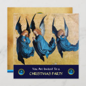 青の3つの天使,サファイア 招待状 (正面/裏面)