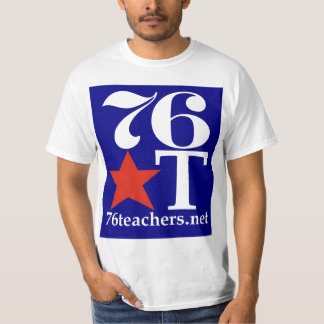 青の76Teachers価値Tシャツの赤 Tシャツ
