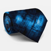 青の「テクスチャ」 ネクタイ (ロール)