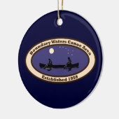 青のBWCAのオーナメント セラミックオーナメント (左)