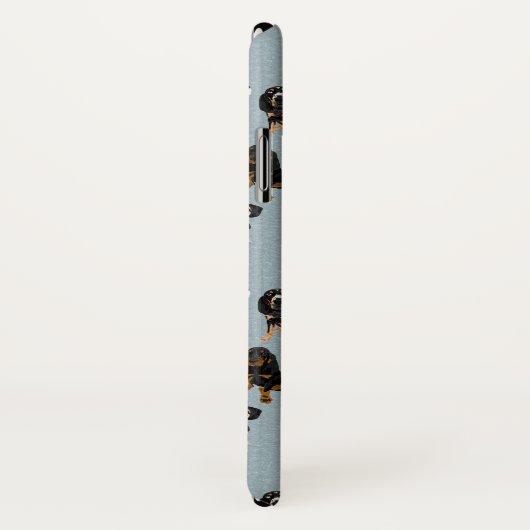 青のCoonhounds Case-Mate iPhoneケース (裏面/右)