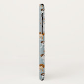 青のCoonhounds Case-Mate iPhoneケース (裏面/左)