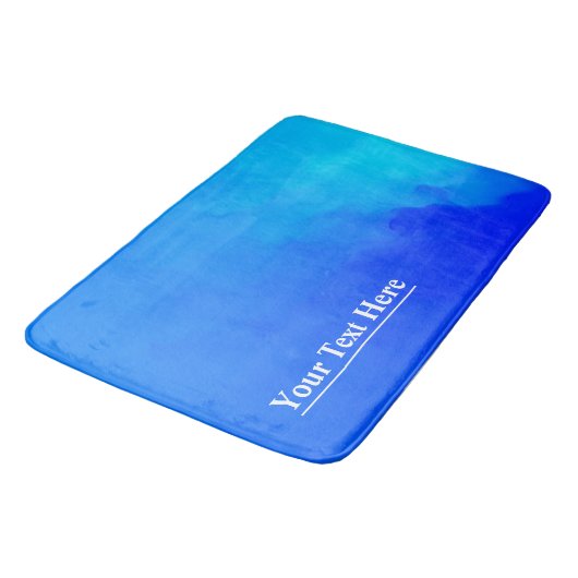 青のCREATE UR WON DOORMAT バスマット (アングル)