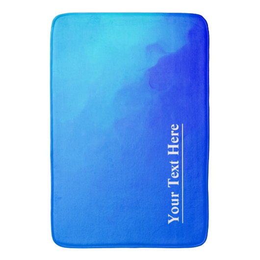 青のCREATE UR WON DOORMAT バスマット (正面縦)