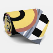 青のDecoの抽象芸術 ネクタイ (ロール)