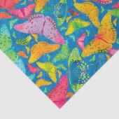 青のFlutterbyの夏の蝶 薄葉紙 (詳細)