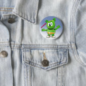 青のGummibärボタン 缶バッジ (インサイチュ)