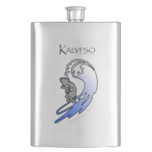 青のKalypso Kaneのサーフィン