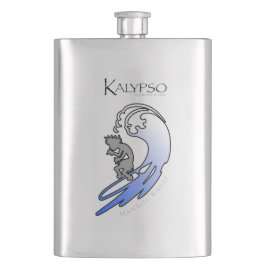 青のKalypso Kaneのサーフィン フラスク