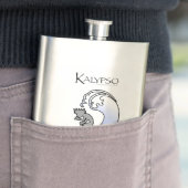 青のKalypso Kaneのサーフィン フラスク (インサイチュ)