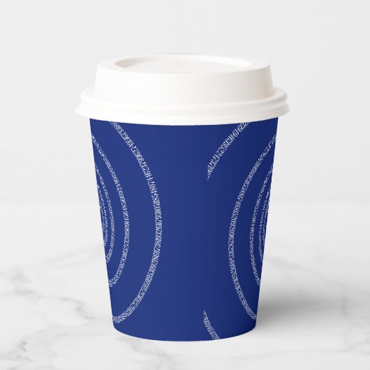 青のPiのSPIral 紙コップ (左)