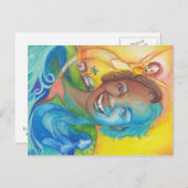 青はがき ポストカード (正面/裏面)