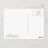 青はがき ポストカード (裏面)