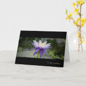 青はす • 悔やみや弔慰カード カード (黄色い花)