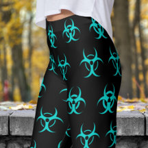 青はっきりしたと黒の生物学的災害［有害物質］パターン