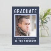 青はっきりした院発表と卒業パーティー 招待状 (スタンド正面)