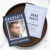 青はっきりした院発表と卒業パーティー 招待状