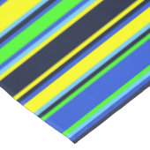 青はっきりした、ライム、黄色のテーブルクロス テーブルクロス (アングル)