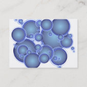 青はカーウォッシュか洗濯カード泡立ちます 名刺 (裏面)