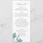 青はカードメニュー活気付きます メニュー (正面)