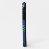 青はキリンのiPhoneの場合を旋回させます Case-Mate iPhoneケース (裏面/左)