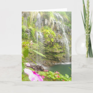 青はハナマウイを分かち合います カード