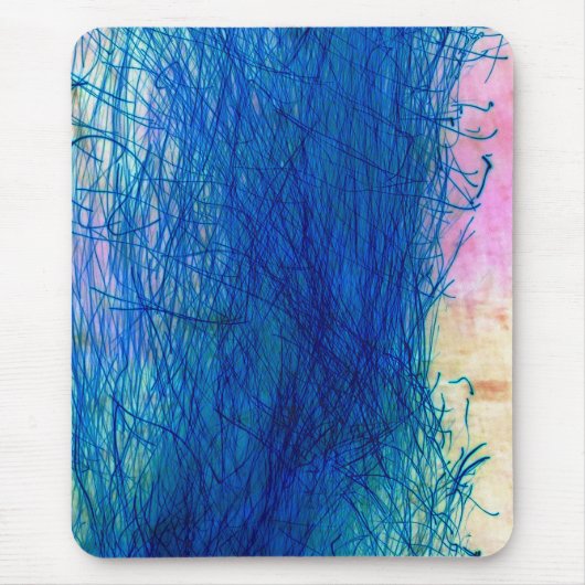 青はマウスパッドをスパークさせます マウスパッド (正面)