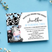 青はモーズセカンドカウズ誕生日を聞いた 招待状