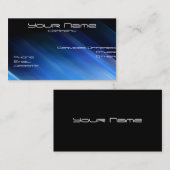 青は名刺を放射します 名刺 (正面/裏面)