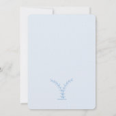 青は招待状分岐します 招待状 (裏面)