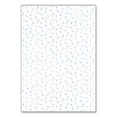 青は本の男の赤ちゃんのシャワーの挿入物カードを持って来ます テーブルナンバー (裏面)