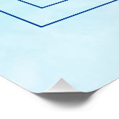 青は決して光沢のないポスターに落ち着かない ポスター (コーナー)