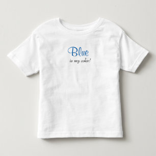 青は私のカラー引用文 トドラーTシャツ