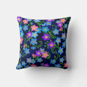 青は私をない庭の花の枕忘れます クッション (裏面)