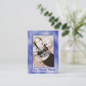 青はCompカードを曇らせます 名刺 (スタンド正面)