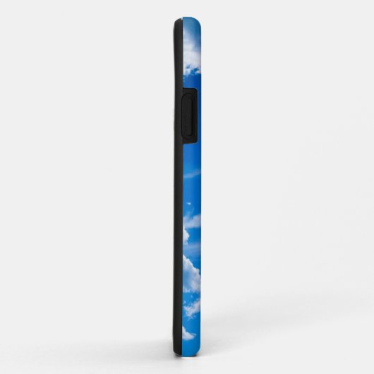 青はiPhoneの普遍的な箱をやっとそこに曇らせます Case-Mate iPhoneケース (裏面/右)